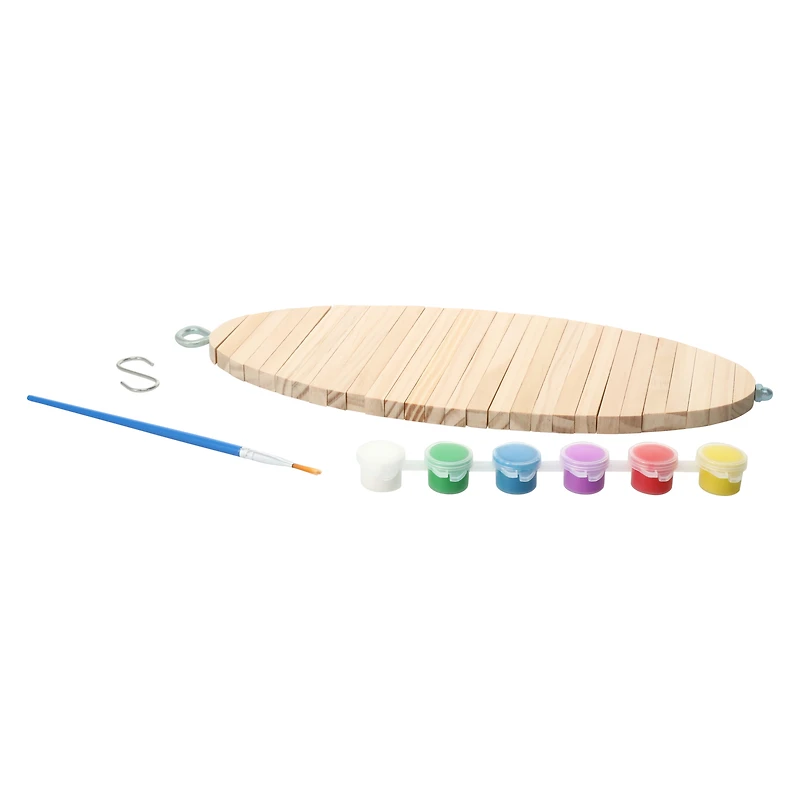 paint your own spinning wooden mobile 11in