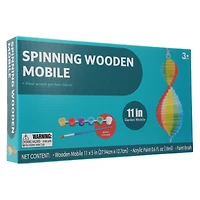 paint your own spinning wooden mobile 11in