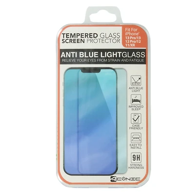 iPhone 13 Pro®/13®/12 Pro®/12® tempered glass anti blue light screen protector