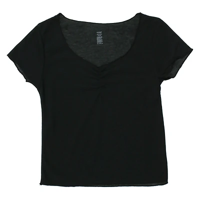 printed sage sweetheart neck top