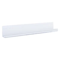clear ledge floating shelf 18in