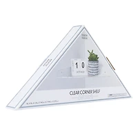 clear corner shelf 11in