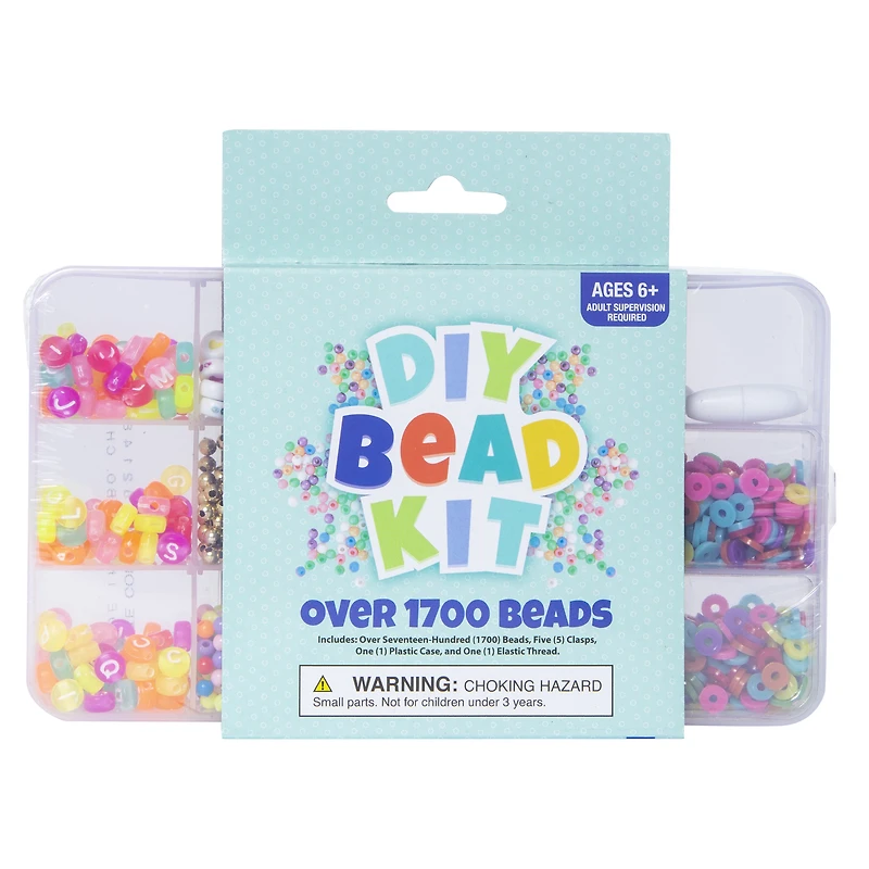 Mini DIY Bead Kit With Over 1700 Beads