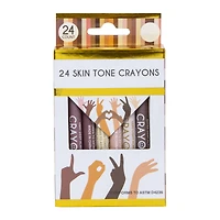 skin tone crayons 24-pack