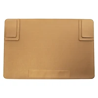 faux leather desk mat organizer