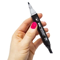 dual-ended art marker 10-count set, greys