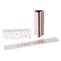 file & buff 3-piece manicure set - zebra