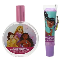 Disney Princess fragrance & lip gloss set