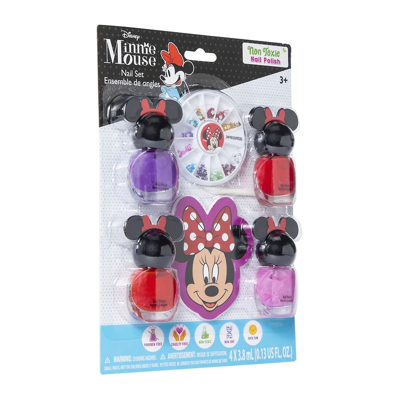 Disney Minnie Mouse nail polish set