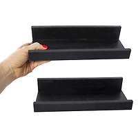 2-piece floating wall shelves set 10in