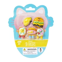 5-count 3D eraser set - mochi