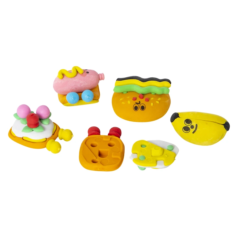 5-count 3D eraser set - mochi