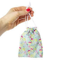 7-piece manicure set with travel bag - pink marble