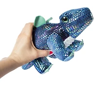 iridescent dinosaur stuffed animal toy 14in