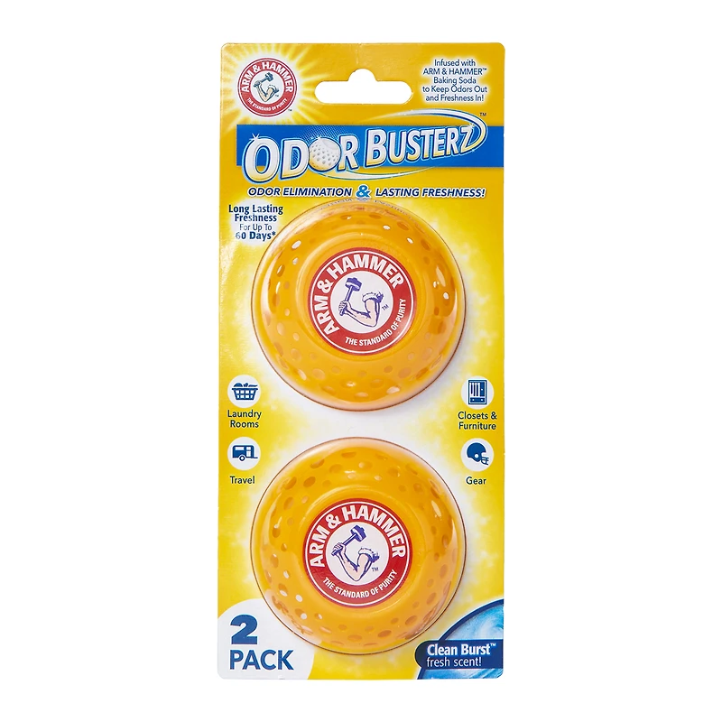 arm & hammer® odor busterz™ 2-pack clean burst™ fresh scent