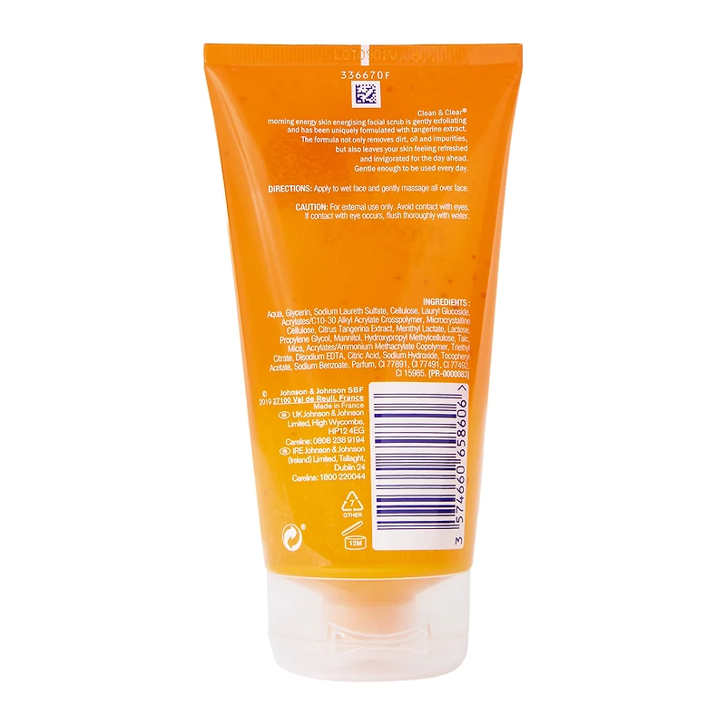 clean & clear® morning energy daily facial scrub 5oz