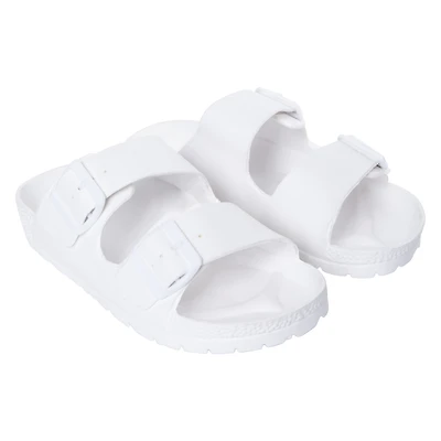 Ladies Eva Double Buckle Sandals