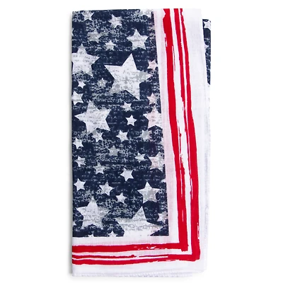 American Flag Bandana 21in X