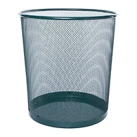 mini mesh trash can 11in - dark green