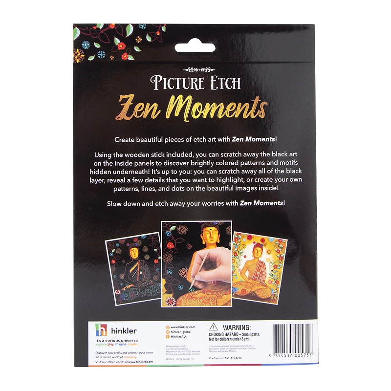 picture etch art kit - zen moments