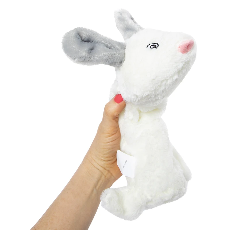 animal friend plush dog toy with squeaker - platypus