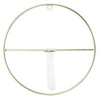 metal & glass wall mounted planter 8.6in