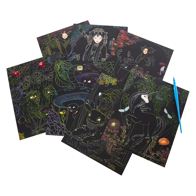 picture etch art kit - the enchanted forest