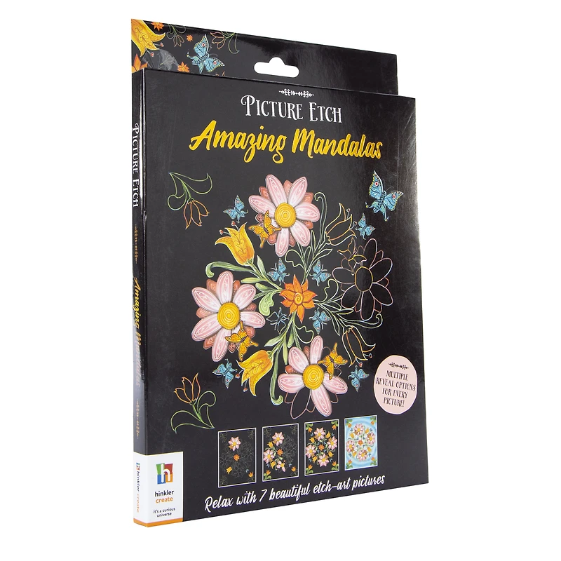 picture etch art kit - amazing mandalas