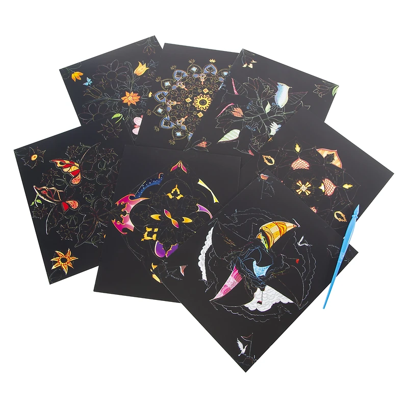 picture etch art kit - amazing mandalas