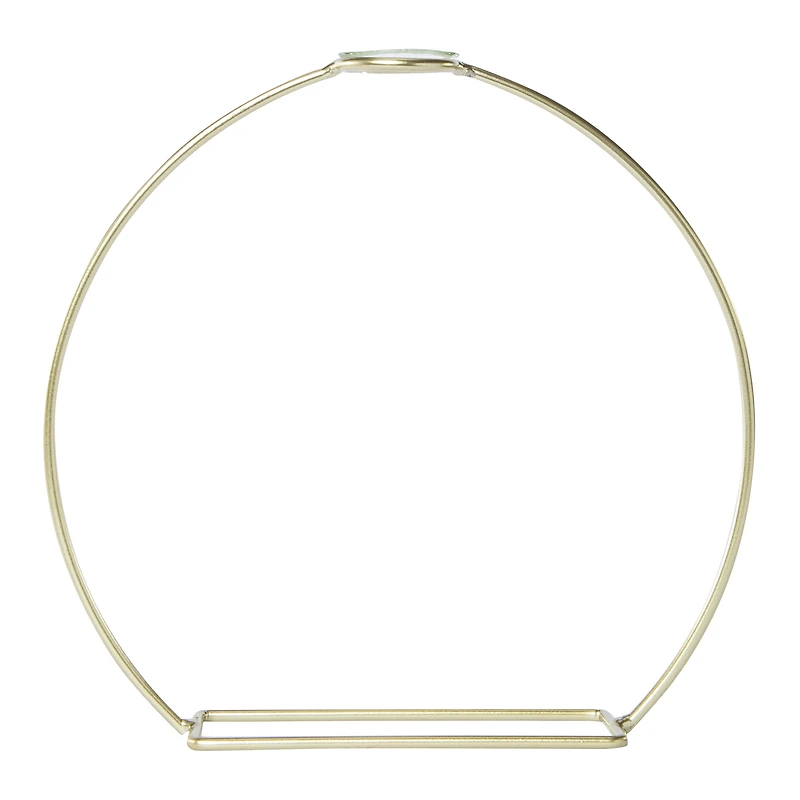 metal & glass planter 7.8in