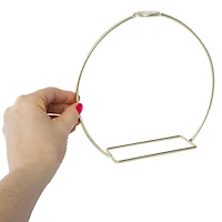 metal & glass planter 7.8in