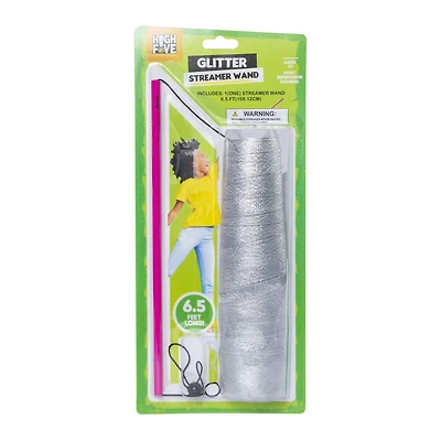 streamer wand toy 6.5' - iridescent