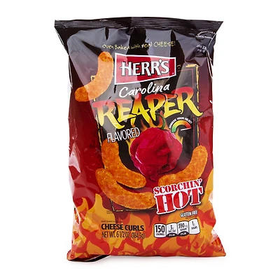 herr's® carolina reaper flavored cheese curls 6.5oz