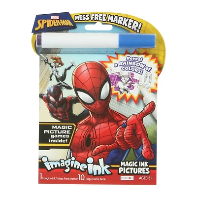 imagine ink® magic ink pictures - marvel spider-man™
