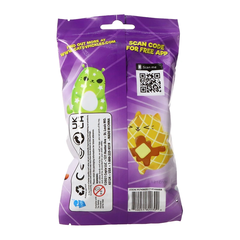 cats vs pickles™ surprise plush toy