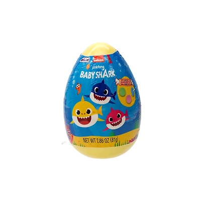 baby shark™ jumbo candy egg with smarties® 2.86oz