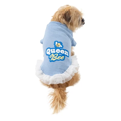 dog tutu t-shirt dress - queen bee