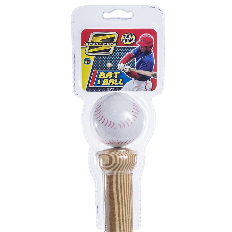 Tuff Foam Bat & Ball