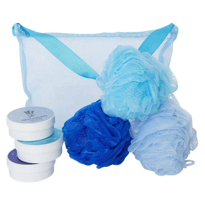 exfoliate & hydrate skincare set 7-piece