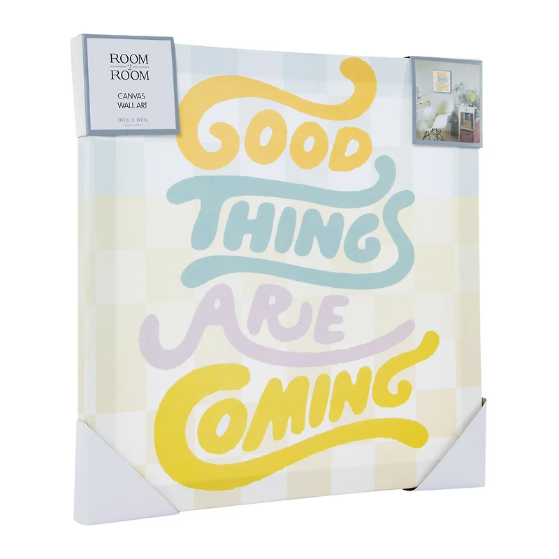 canvas print wall art 10in x - rainbows