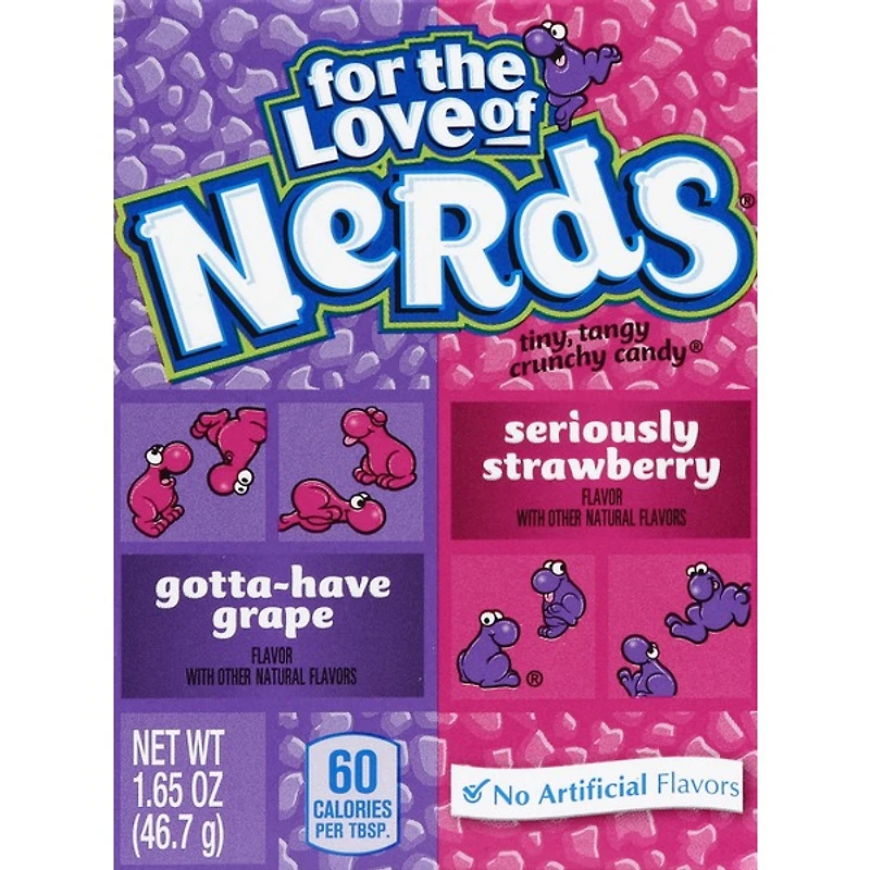 nerds® seriously strawberry & gotta-have grape 1.65oz