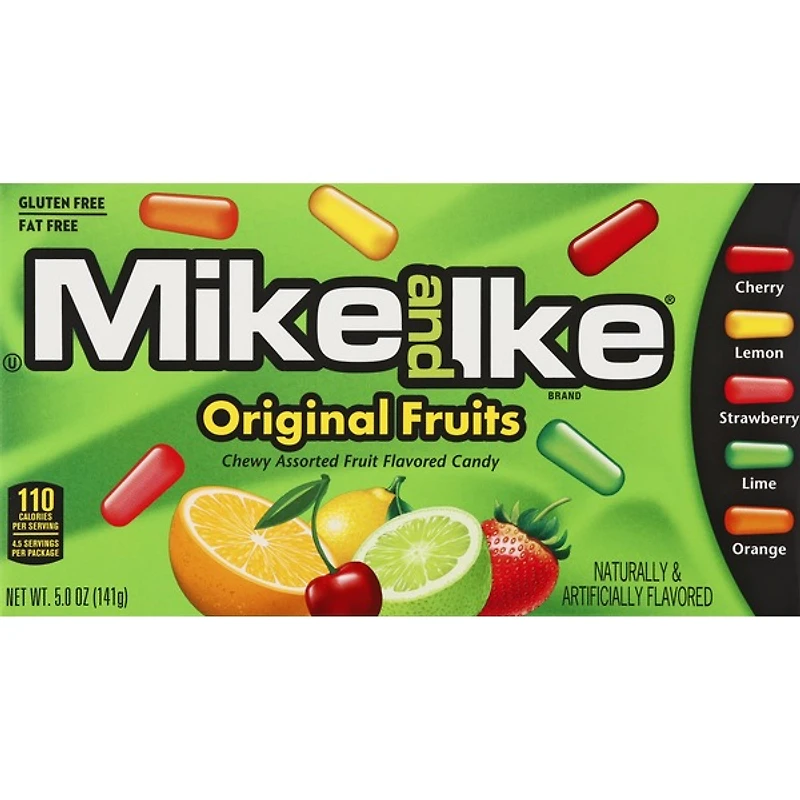 mike and ike® original fruits theater box candy 5oz