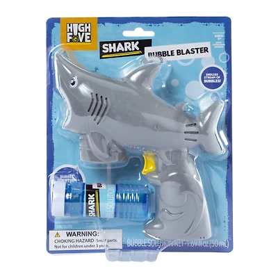 shark bubble blaster toy w/ bubble solution