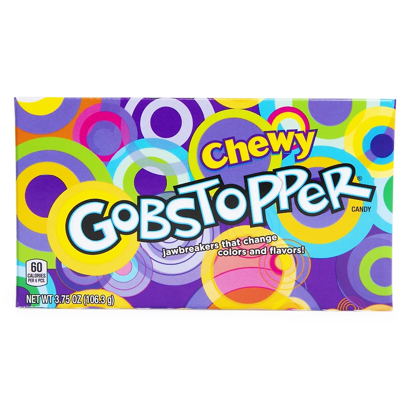 chewy gobstoppers® theater box candy 3.75oz