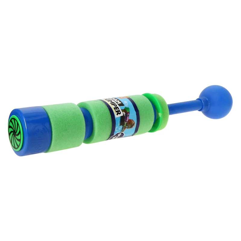 foam water pumper blaster toy - light blue