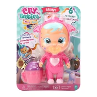 cry babies magic tears™ unicorn doll 6in - light pink