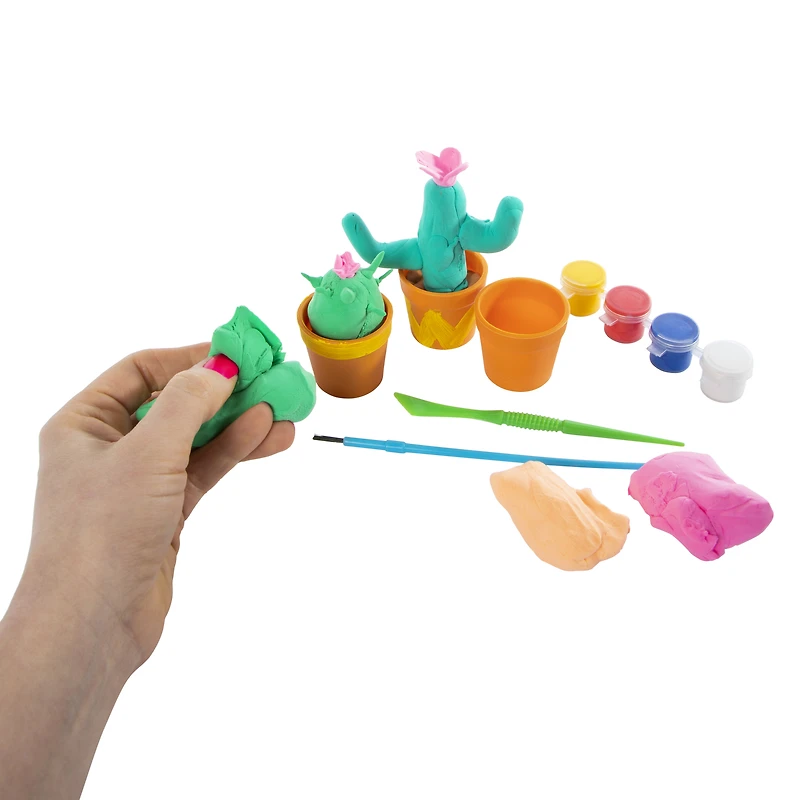 clay succulents DIY kit