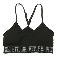 series-8 fitness™ gray 'empower' sports bra