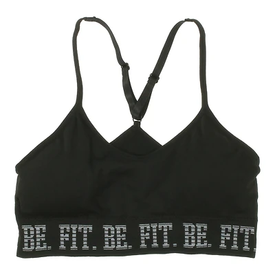 series-8 fitness™ gray 'empower' sports bra
