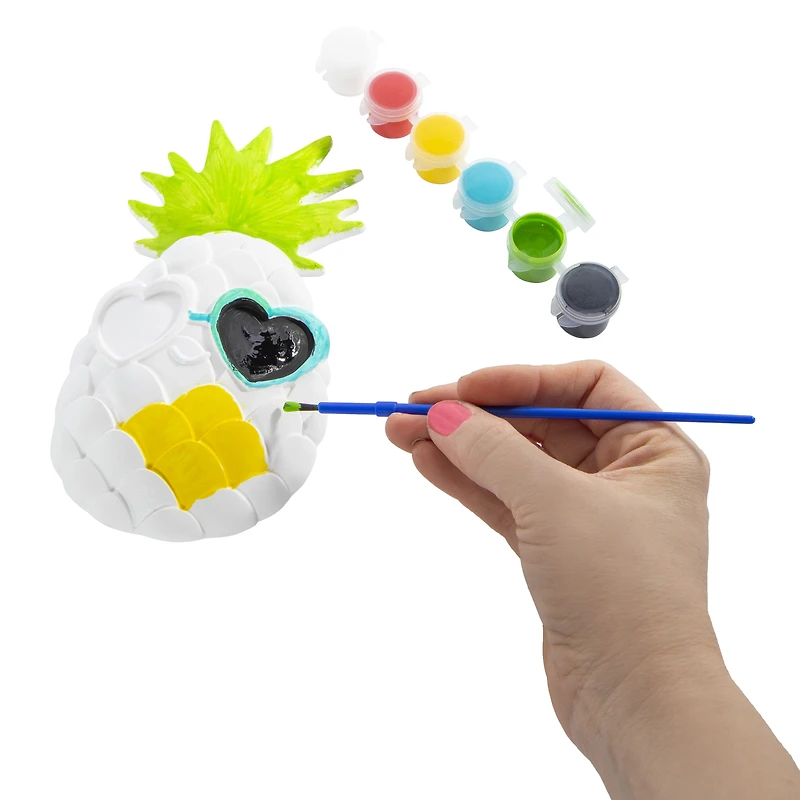 paint your own pineapple stepping stone craft kit